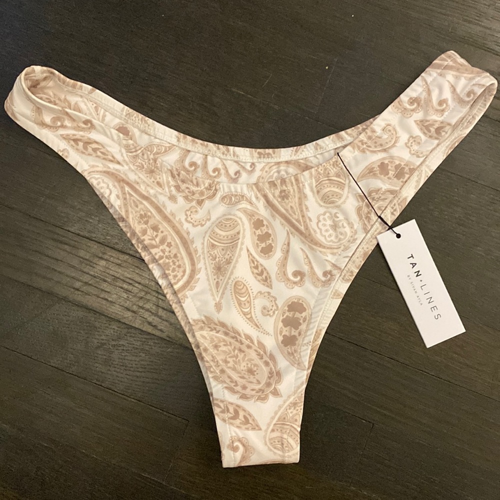 Tan+Lines by Sivan Ayla Paisley Print Fiji Bottoms